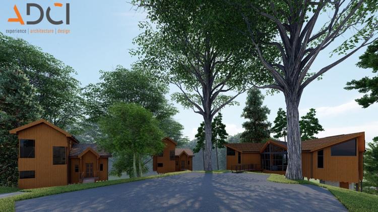 rendering of buildings architecture